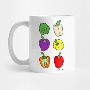 Colourful Bell Peppers Mug